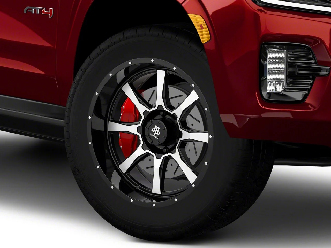Mammoth High Roller Gloss Black Machined 6-Lug Wheel; 20x10; -24mm Offset (21-26 Yukon)