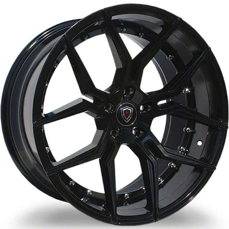 Marquee Wheels M1000 Gloss Black Wheel; 20x9; 15mm Offset (08-23 RWD Challenger)