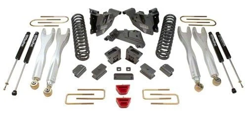 Max Trac 4-Inch Front / 1-Inch Rear MaxPro 4-Link Suspension Lift Kit with Max Trac Shocks (19-26 4WD 6.7L RAM 2500 w/o Air Ride)