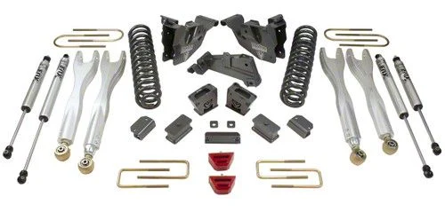 Max Trac 4-Inch Front / 1-Inch Rear MaxPro Elite 6-Link Suspension Lift Kit with Fox Shocks (19-26 4WD 6.7L RAM 3500 w/o Air Ride)