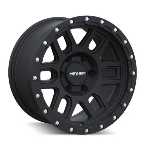 Mayhem Wheels Delta Matte Black 6-Lug Wheel; 20x9; 0mm Offset (04-08 F-150)