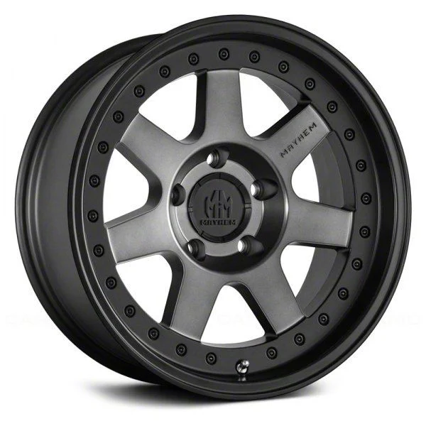 Mayhem Wheels Prodigy Matte Black with Dark Tint 6-Lug Wheel; 18x9; 0mm Offset (04-08 F-150)