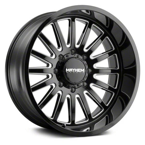 Mayhem Wheels Utopia Gloss Black Milled 6-Lug Wheel; 20x9; 0mm Offset (04-08 F-150)