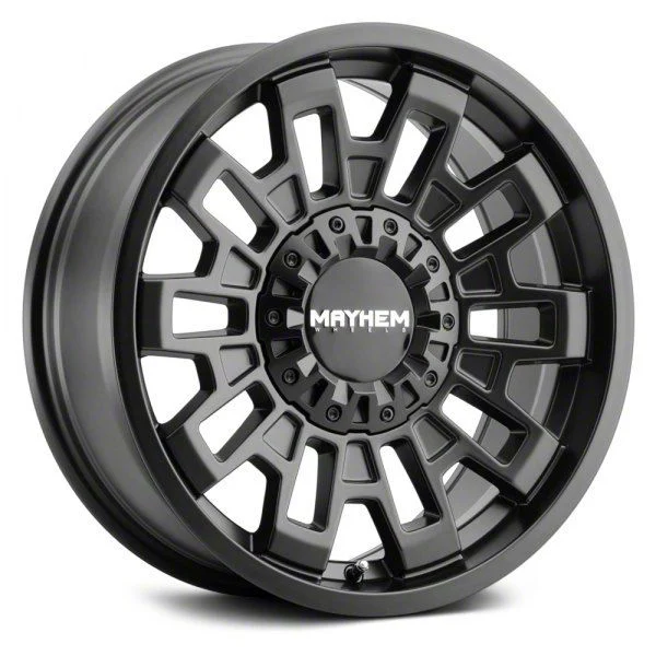 Mayhem Wheels Cortex Matte Black 6-Lug Wheel; 18x9; 0mm Offset (07-14 Tahoe)