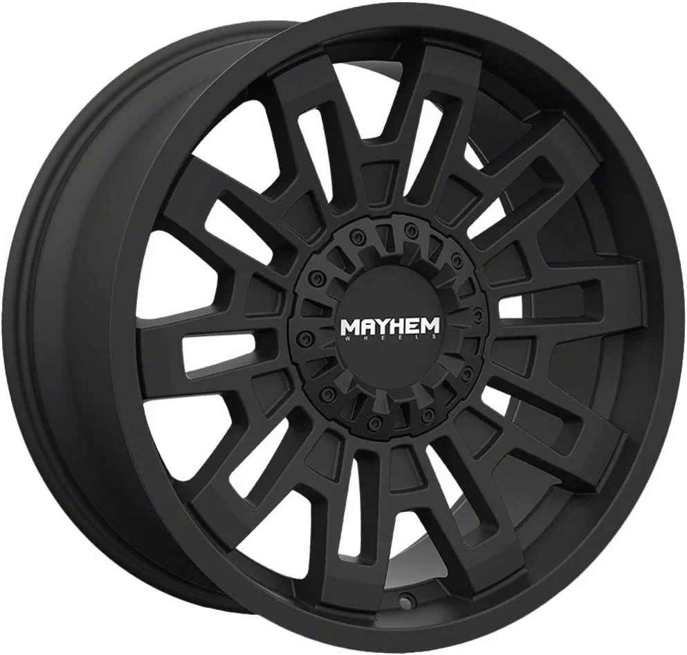 Mayhem Wheels Cortex Matte Black 6-Lug Wheel; 20x10; -19mm Offset (07-14 Tahoe)