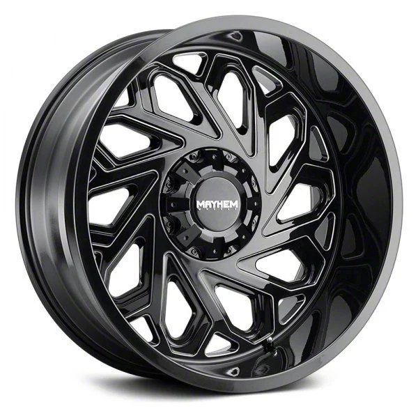 Mayhem Wheels Essex Gloss Black Milled 6-Lug Wheel; 20x9; 18mm Offset (07-14 Tahoe)
