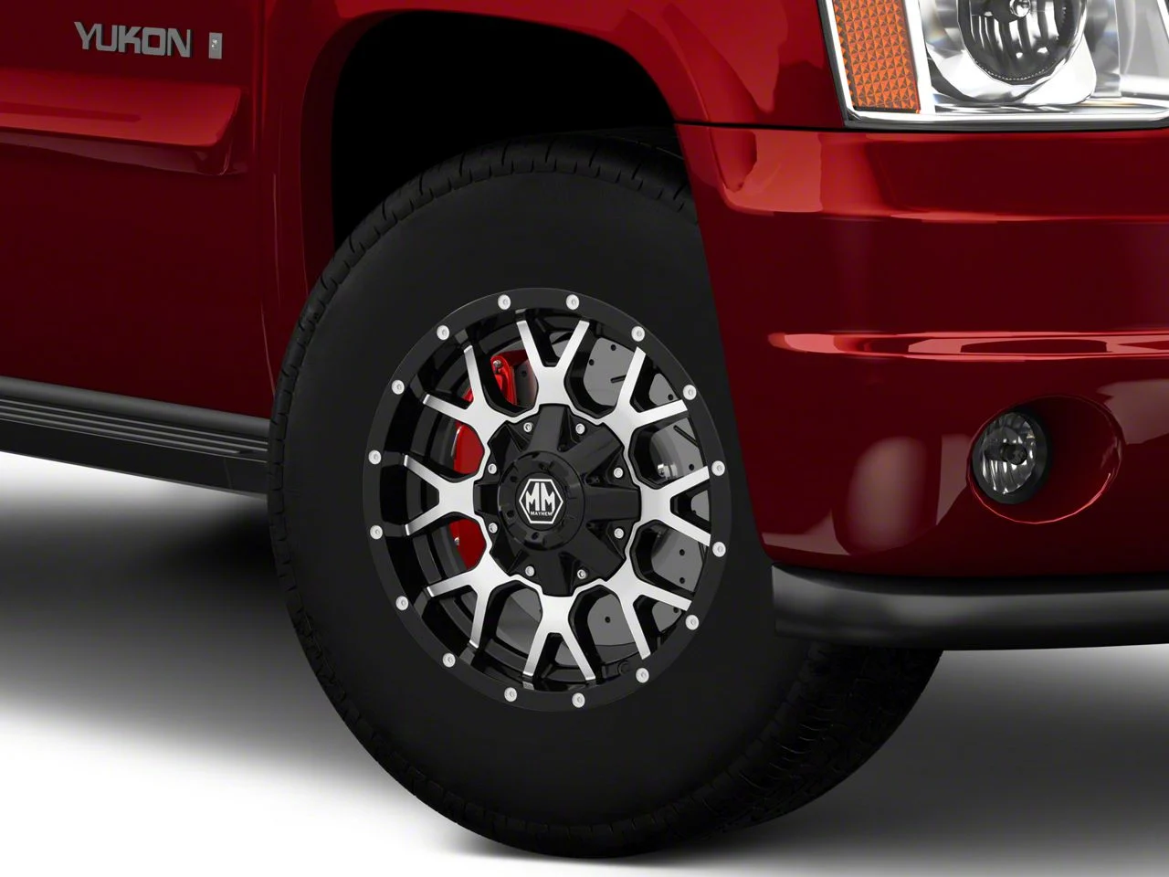 Mayhem Wheels Warrior Black Machined 6-Lug Wheel; 17x9; -12mm Offset (07-14 Yukon)
