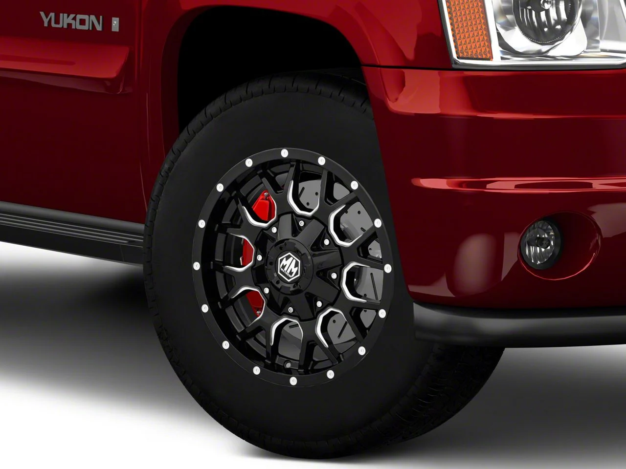 Mayhem Wheels Warrior Black Milled 6-Lug Wheel; 18x9; -12mm Offset (07-14 Yukon)