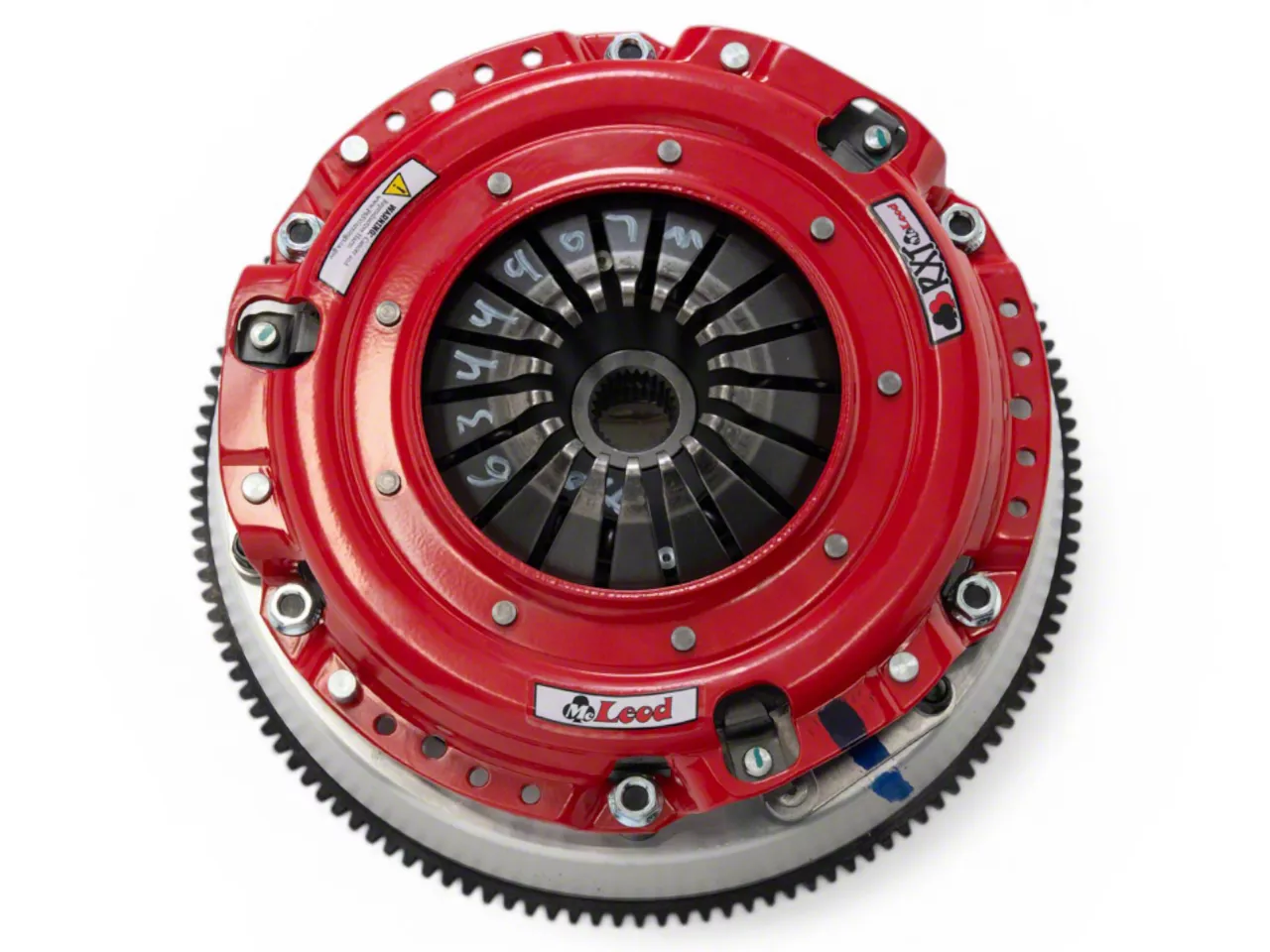 McLeod RXT Twin Disc 1000HP Ceramic Clutch Kit with Flywheel; 26-Spline (08-10 V8 HEMI Challenger; 13-23 V8 HEMI Challenger)