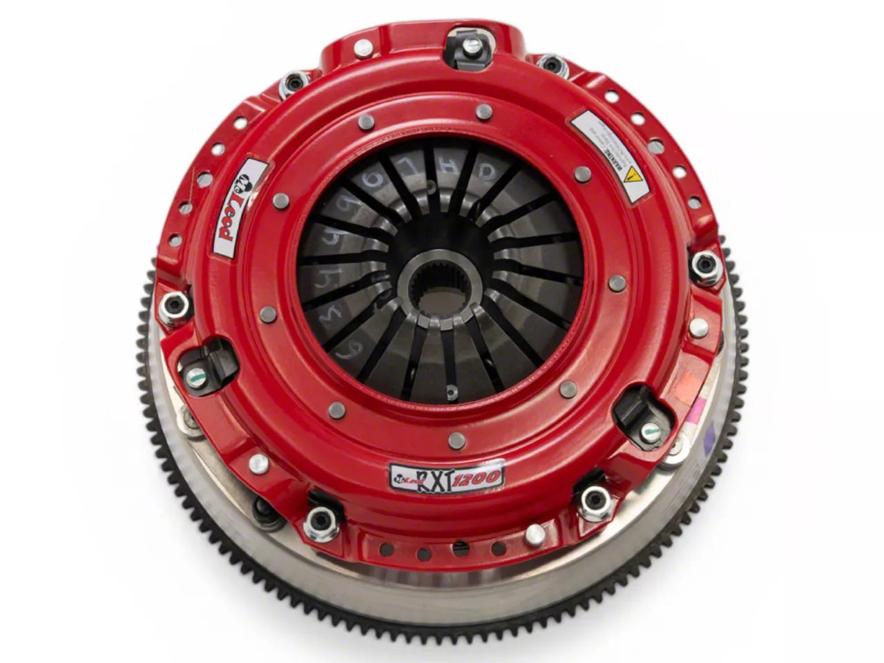 McLeod RXT Twin Disc 1200HP Ceramic Clutch Kit with Flywheel; 26-Spline (08-10 V8 HEMI Challenger; 13-23 V8 HEMI Challenger)