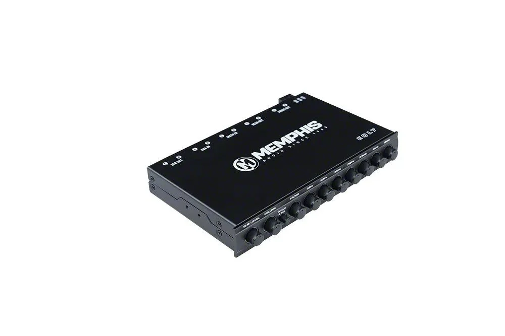 Memphis Audio EQL7 7-Band Equalizer; Half Din (Universal; Some Adaptation May Be Required)
