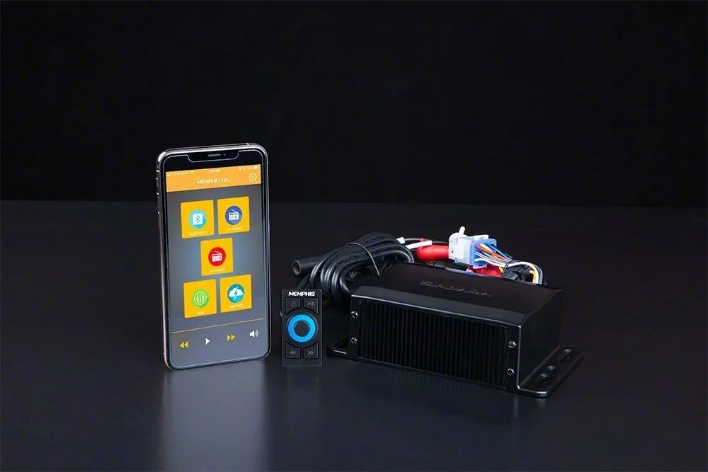 Memphis Audio Black Box Media Controller with App Control
