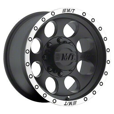 Mickey Thompson CLASSIC BAJA LOCK Matte Black 5-Lug Wheel; 17x9; -12mm Offset (09-18 RAM 1500)