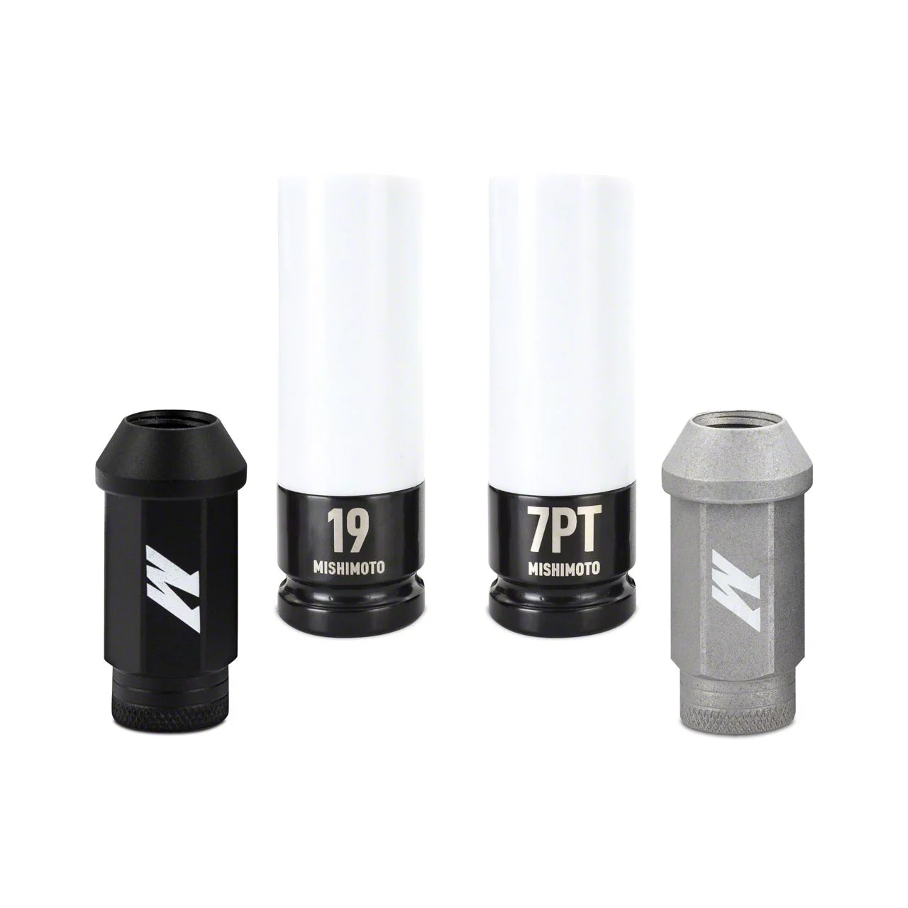 Mishimoto Silver Locking Lug Nut Kit; M14 x 1.5; Set of 24 (10-24 Camaro)