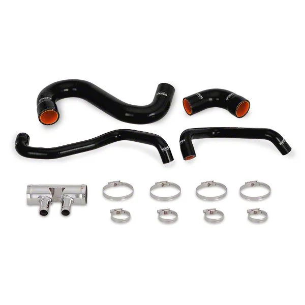 Mishimoto Silicone Lower Radiator Hose Kit; Black (15-23 Mustang GT)