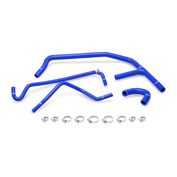 Mishimoto Silicone Ancillary Hose Kit; Blue (15-23 Mustang EcoBoost)
