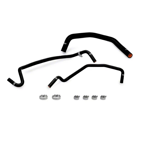 Mishimoto Silicone Ancillary Coolant Hose Kit; Black (15-23 Mustang GT)