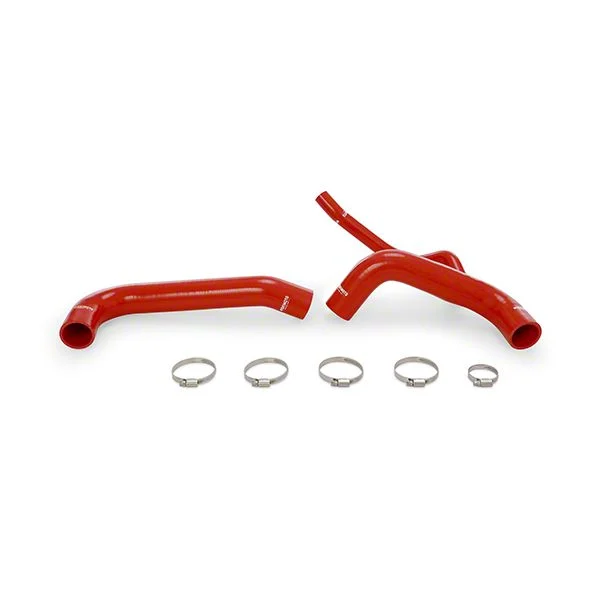Mishimoto Silicone Radiator Hose Kit; Red (15-23 Challenger SRT Hellcat, SRT Jailbreak)