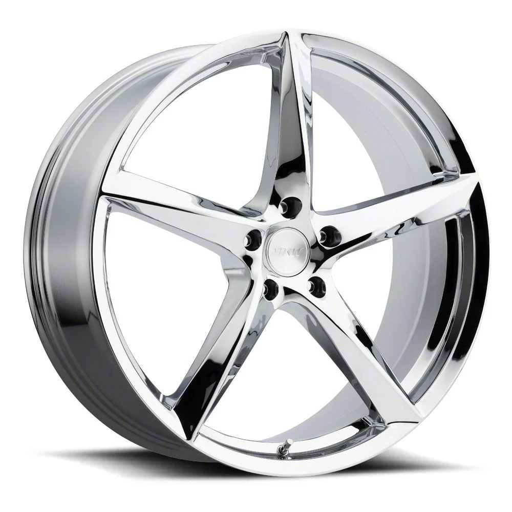 MKW M120 Chrome Wheel; 18x8; 40mm Offset (24-26 Mustang EcoBoost w/o Performance Pack)
