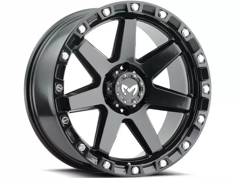 MKW Offroad M203 Satin Black 6-Lug Wheel; 17x8.5; 0mm Offset (07-14 Yukon)