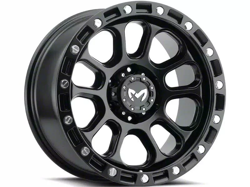 MKW Offroad M204 Satin Black 6-Lug Wheel; 17x9; 0mm Offset (07-14 Yukon)