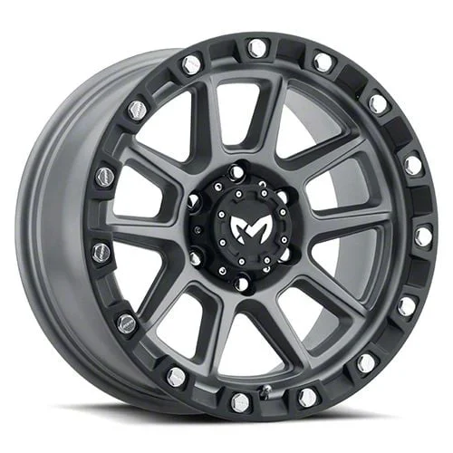 MKW Offroad M205 Matte Gray 6-Lug Wheel; 17x8.5; 0mm Offset (07-14 Yukon)
