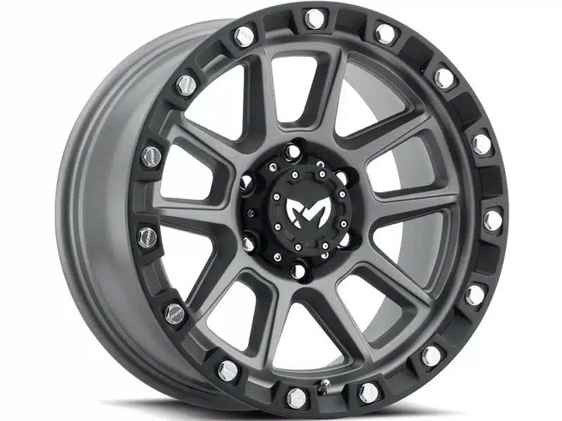 MKW Offroad M205 Matte Gray 6-Lug Wheel; 18x9; 1mm Offset (07-14 Yukon)