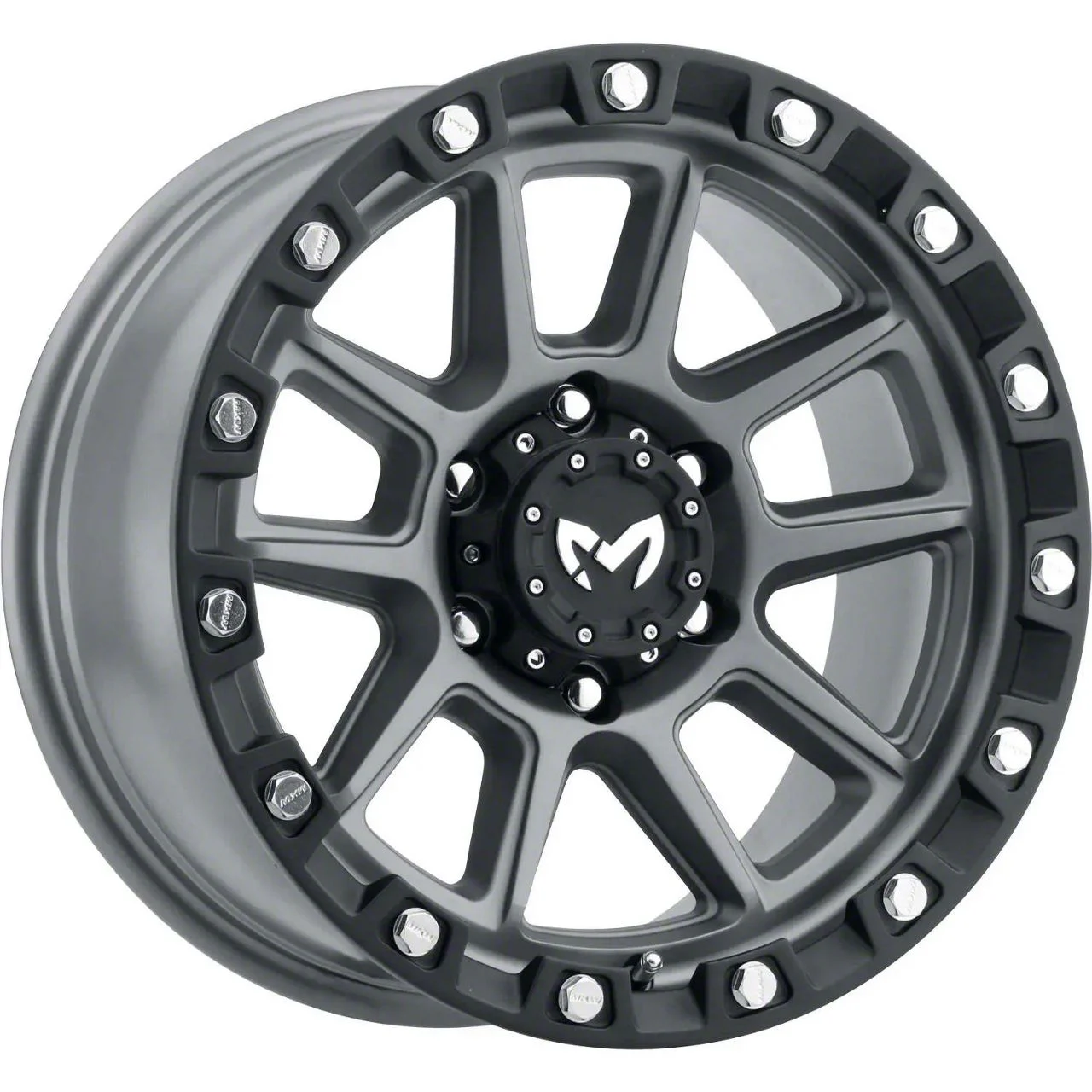 MKW Offroad M205 Matte Gray 6-Lug Wheel; 20x9; -12mm Offset (07-14 Yukon)