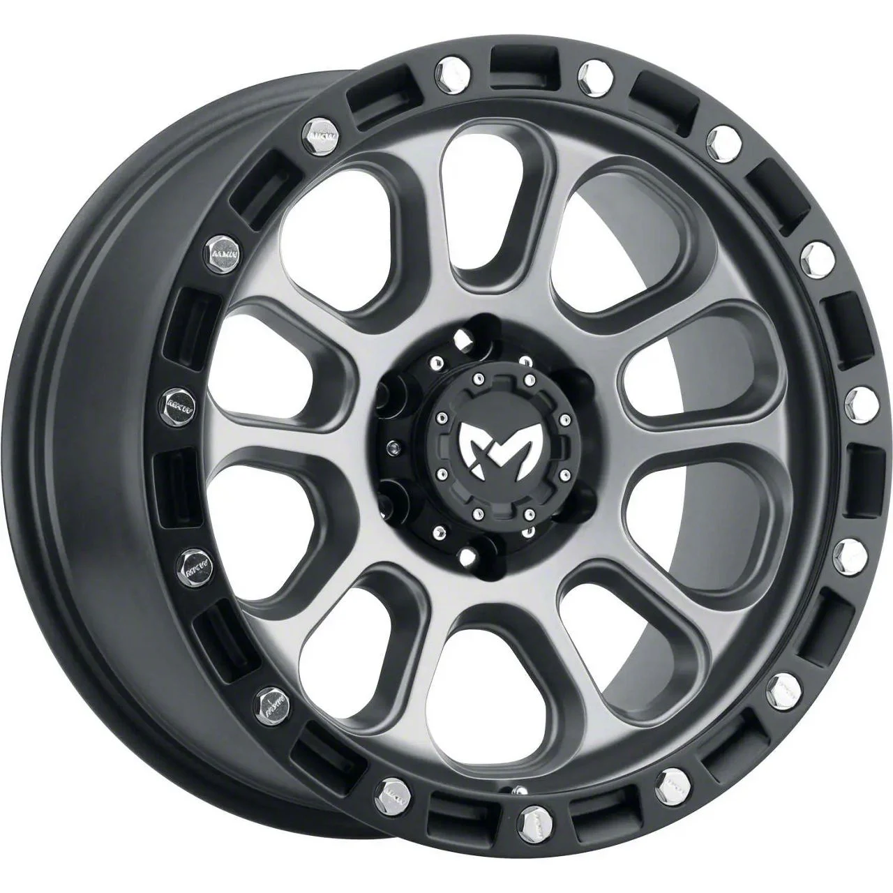 MKW Offroad M204 Matte Gray 6-Lug Wheel; 20x9; -12mm Offset (19-26 RAM 1500)