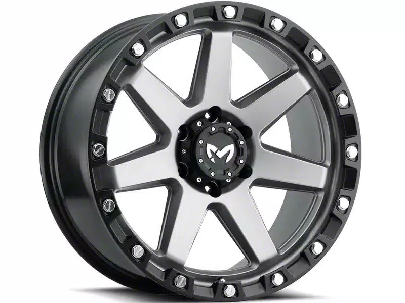 MKW Offroad M203 Matte Gray 6-Lug Wheel; 20x9; 1mm Offset (19-23 Ranger)