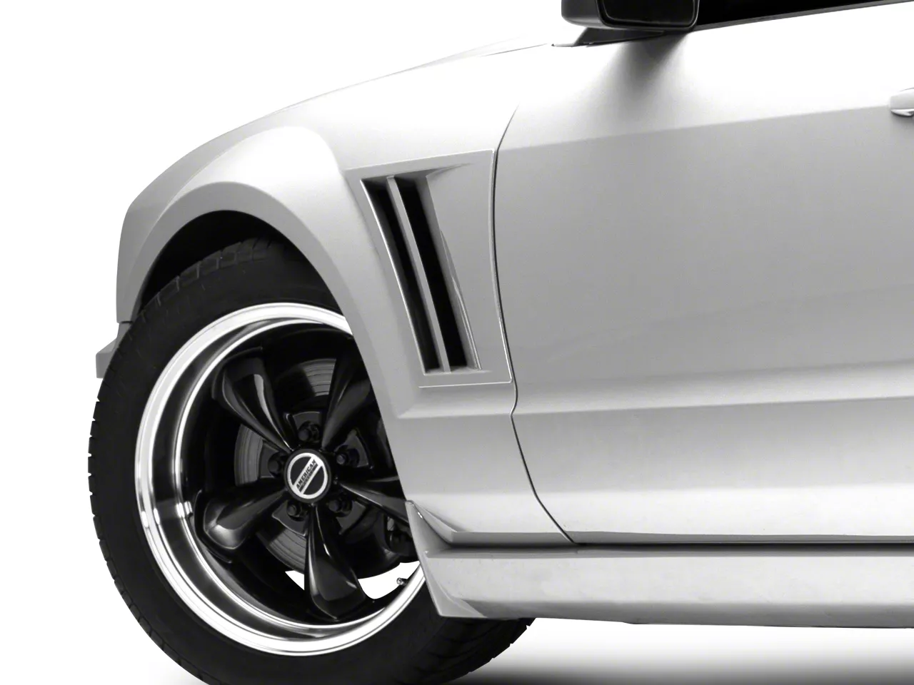 MMD Fender Vents; Unpainted (05-09 Mustang)
