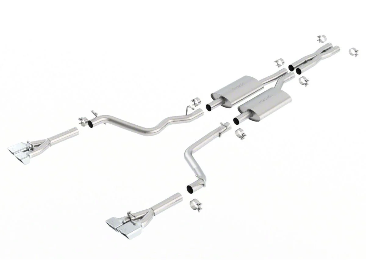 Mopar Cat-Back Exhaust System with Polished Tips (13-14 5.7L HEMI Challenger)