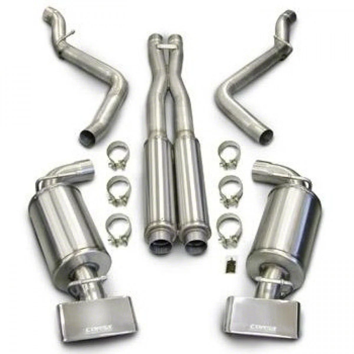 Mopar Cat-Back Exhaust System with Polished Tips (09-10 5.7L HEMI Challenger w/ Automatic Transmission)