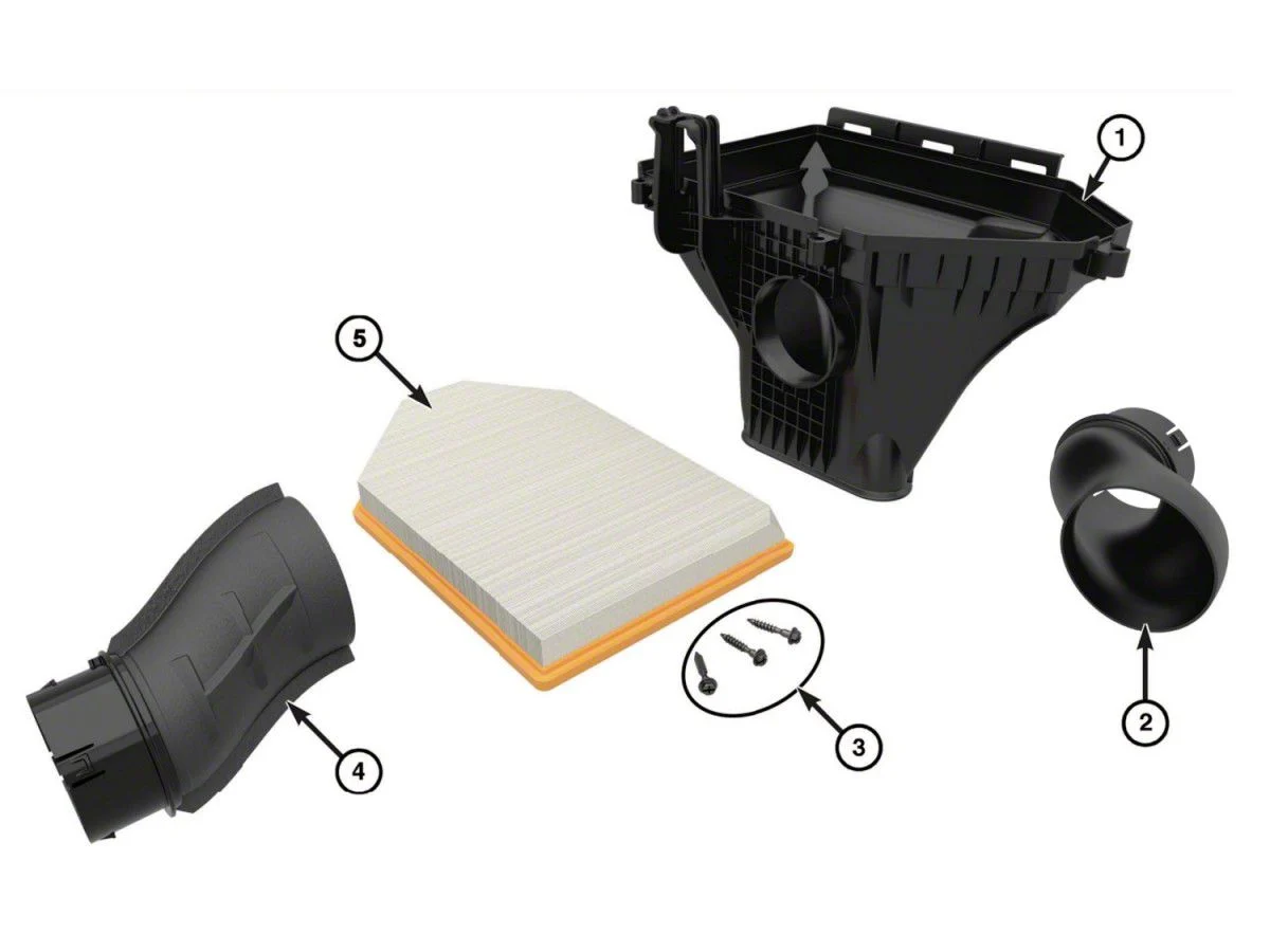Mopar Direct Connection SRT Hellcat Air Box and Air Catcher Intake Kit (15-23 V8 HEMI Challenger)