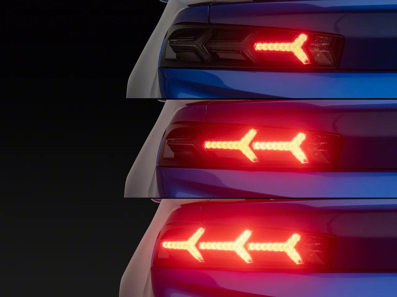 Morimoto XB LED Tail Lights; Black Housing; Smoked Lens (16-18 Camaro)