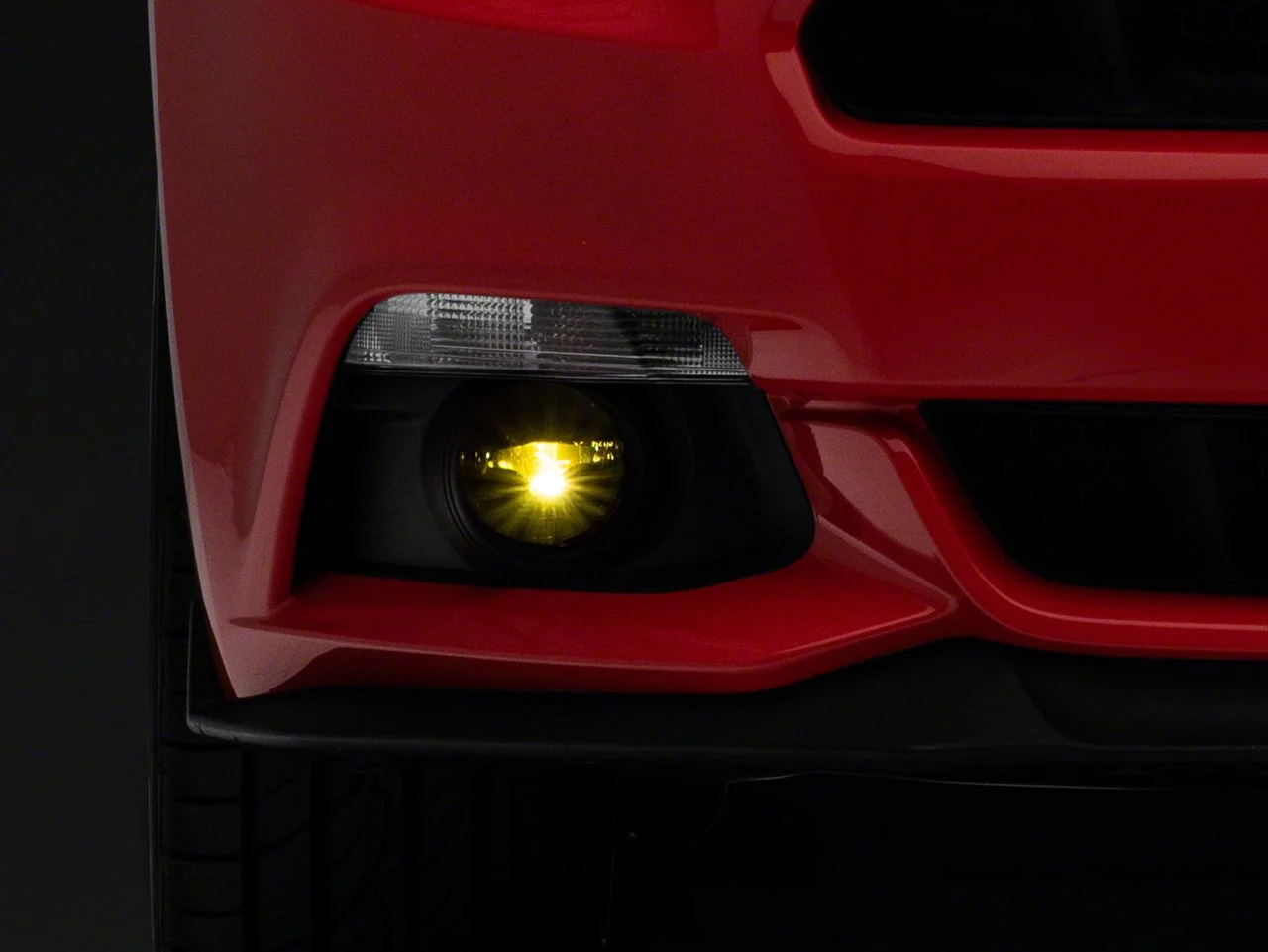 Morimoto XB Projector LED Fog Lights; Yellow (15-17 Mustang GT, EcoBoost)