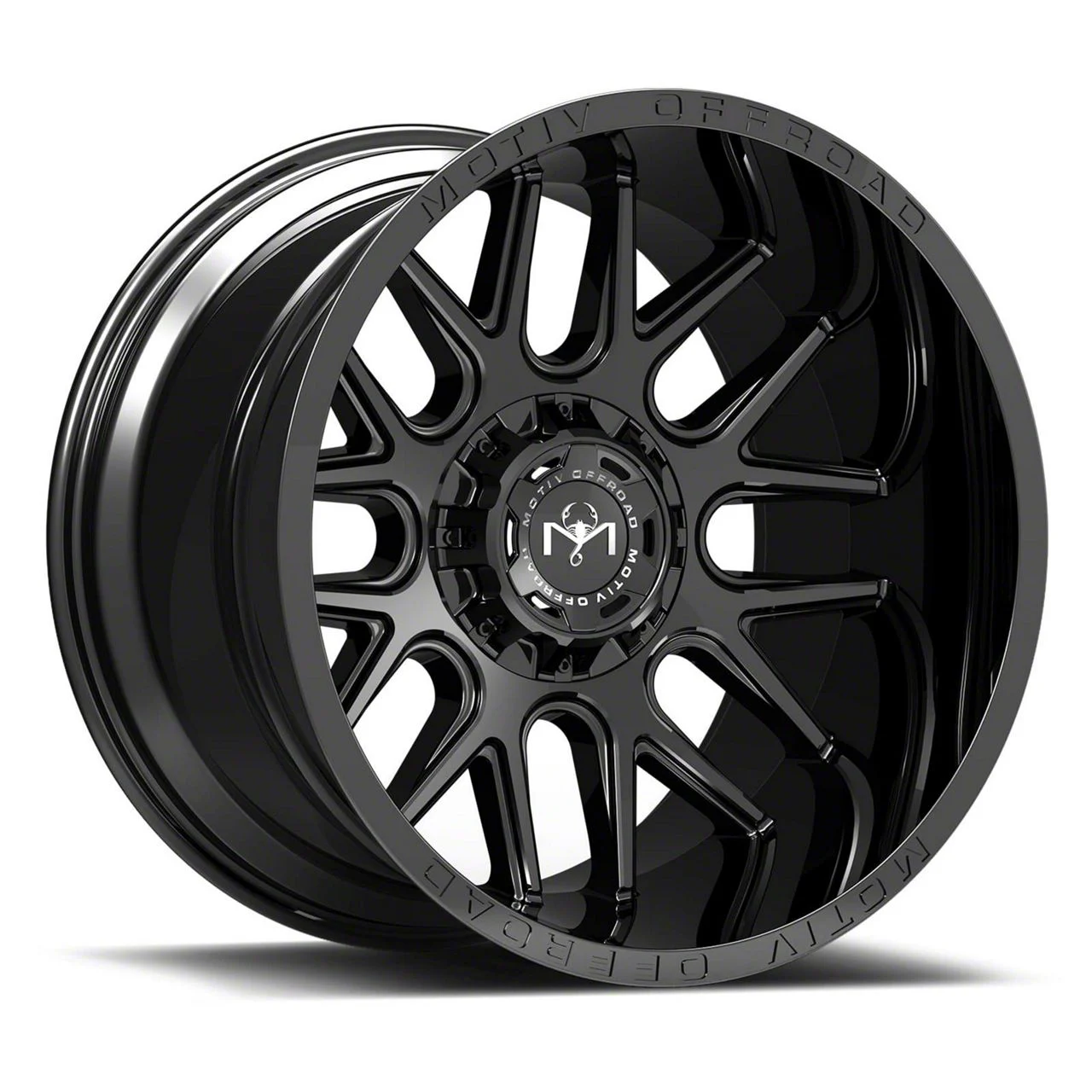 Motiv Offroad Magnus Gloss Black 6-Lug Wheel; 18x9; 18mm Offset (07-14 Yukon)