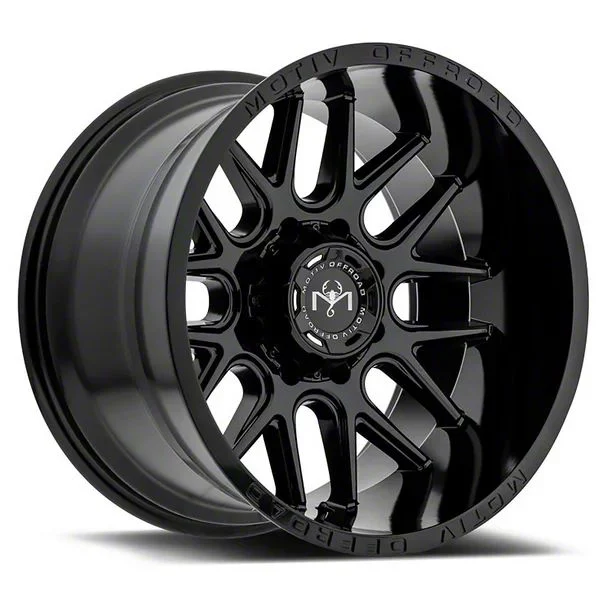 Motiv Offroad Magnus Gloss Black 8-Lug Wheel; 20x9; 18mm Offset (07-10 Silverado 2500 HD)