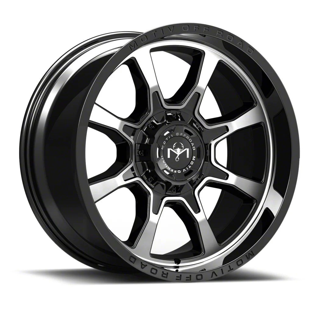 Motiv Offroad Glock Gloss Black 6-Lug Wheel; 20x10; -12mm Offset (21-26 Yukon)