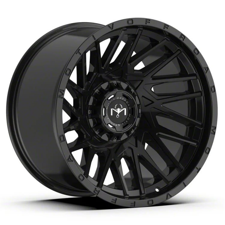 Motiv Offroad Mutant Gloss Black 6-Lug Wheel; 20x9; 18mm Offset (07-14 Yukon)