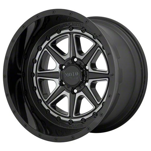 Moto Metal MO801 Phantom Gloss Black with Gray Tint 6-Lug Wheel; 20x10; -18mm Offset (07-14 Yukon)
