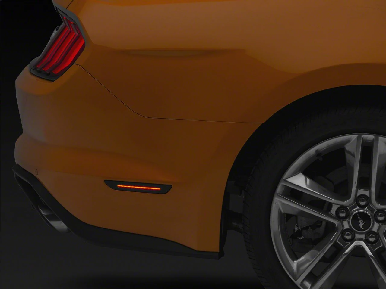 MP Concepts LED Side Marker Lights; Rear; Smoked (18-23 Mustang)