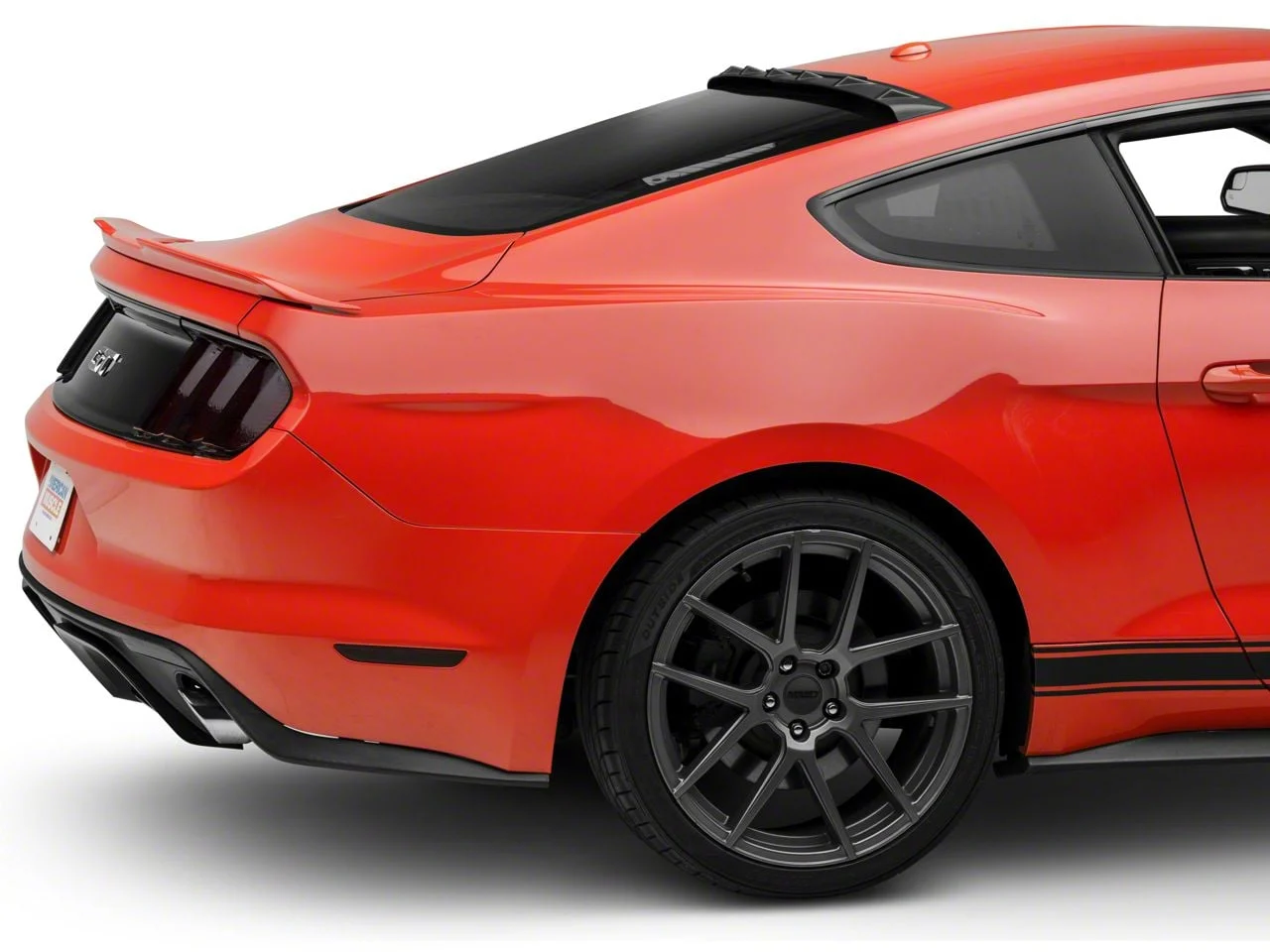 MP Concepts Roof Spoiler; Matte Black (15-26 Mustang Fastback)