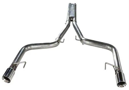 MRT KR Muffler Delete DMS Cat-Back Exhaust with Polished Tips (15-17 Mustang GT)