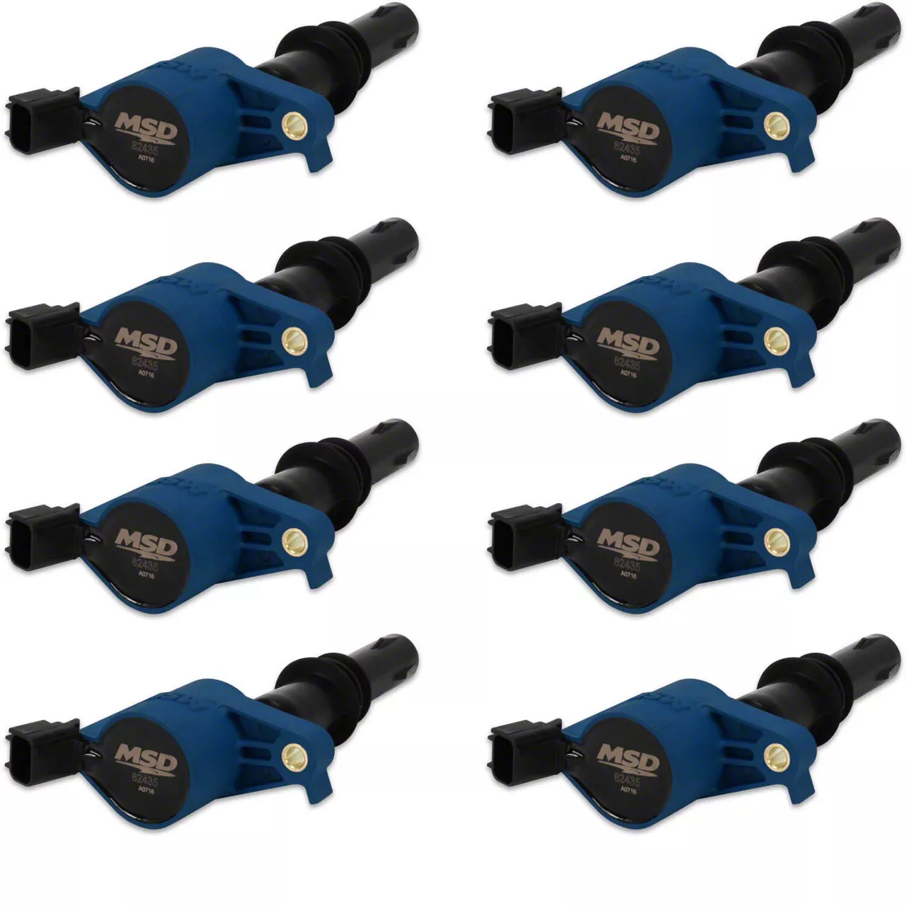 MSD 3-Valve Blaster Coil Packs; Blue (05-08 Mustang GT)