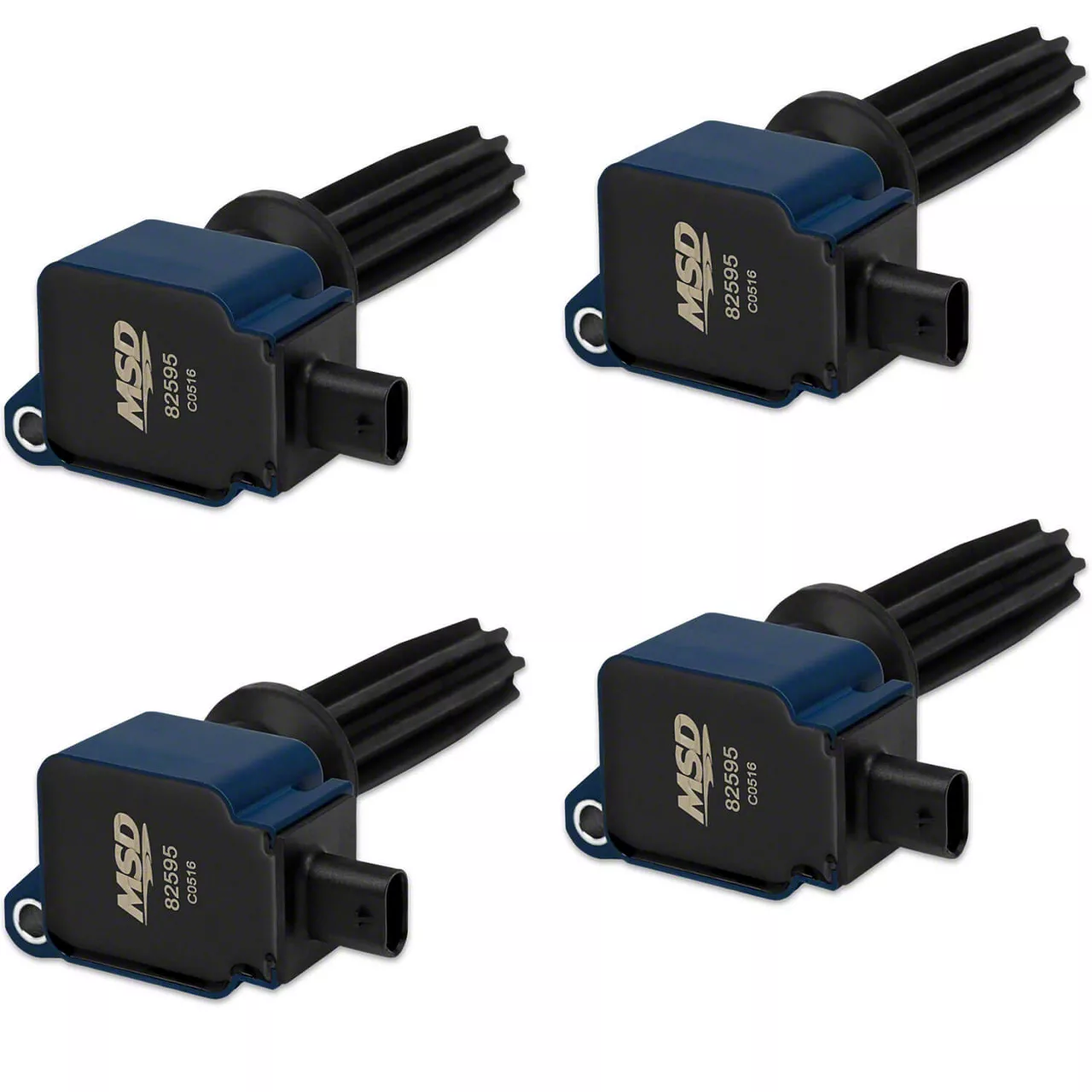 MSD Coil Packs; Blue (15-23 Mustang EcoBoost)