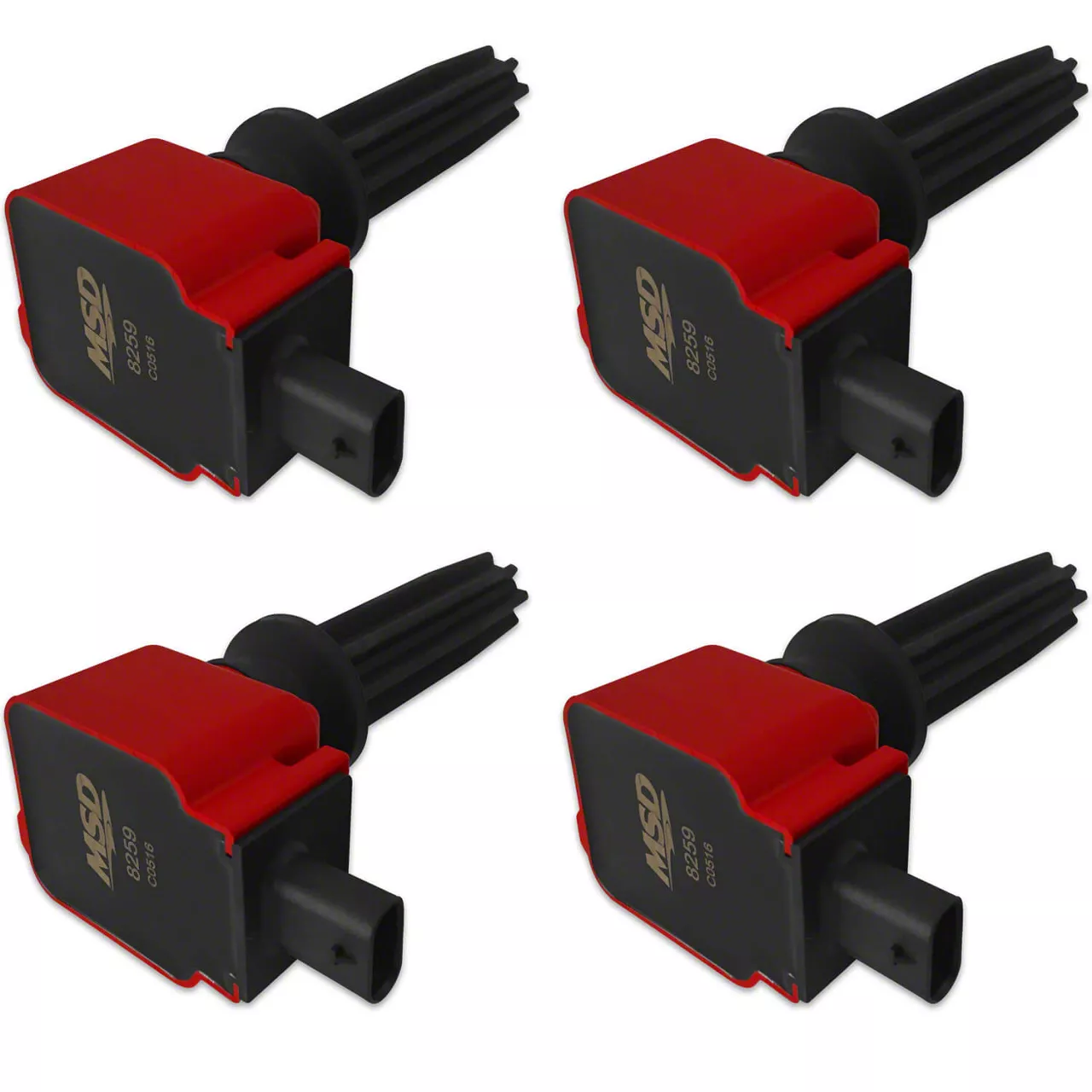 MSD Coil Packs; Red (15-23 Mustang EcoBoost)