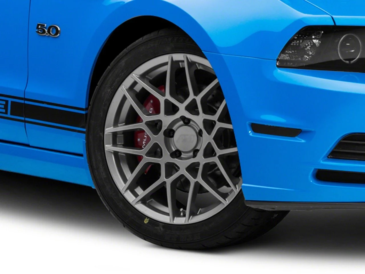 2013 GT500 Style Charcoal Wheel; 19x8.5; 30mm Offset (10-14 Mustang)
