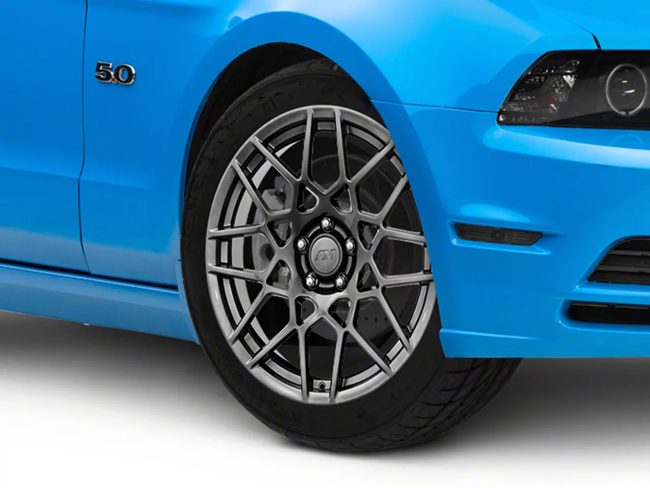 2013 GT500 Style Hyper Dark Wheel; 19x8.5; 30mm Offset (10-14 Mustang)