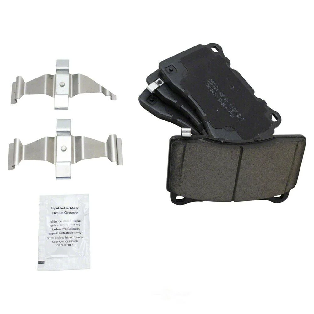 Ceramic Brake Pads; Front Pair (11-14 Mustang GT w/ Performance Pack; 12-13 Mustang BOSS 302; 07-12 Mustang GT500)